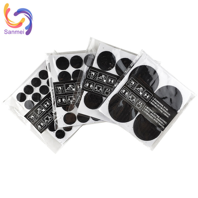 Hot Sale 100% Nylon Self-Adhesive Soft Double Side Hook and Loop Dots in Roll Die Cut Colorful 15/20/30/50mm Eco-Friendly