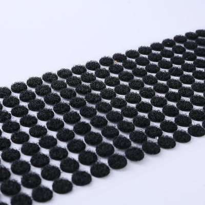 Hot Sale 100% Nylon Self-Adhesive Soft Double Side Hook and Loop Dots in Roll Die Cut Colorful 15/20/30/50mm Eco-Friendly