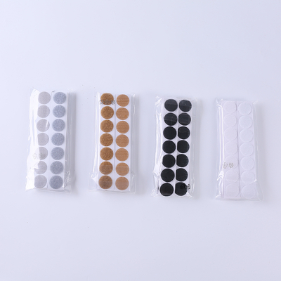 Hot Sale 100% Nylon Self-Adhesive Soft Double Side Hook and Loop Dots in Roll Die Cut Colorful 15/20/30/50mm Eco-Friendly