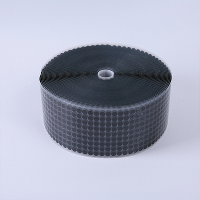Hot Sale 100% Nylon Self-Adhesive Soft Double Side Hook and Loop Dots in Roll Die Cut Colorful 15/20/30/50mm Eco-Friendly