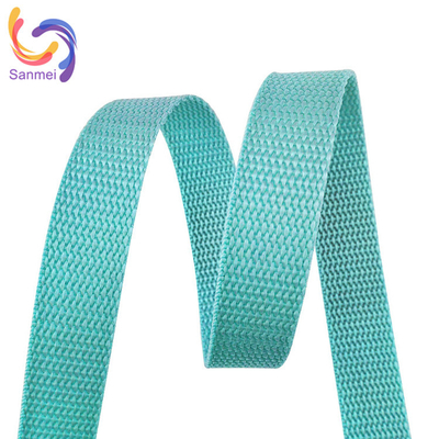 20mm Width Fashion School Bag Belt Multi-Color Polyester Cotton Polypropylene Nylon Weaving Recycled Pet Decorative Webbing