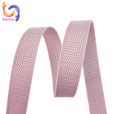 20mm Width Fashion School Bag Belt Multi-Color Polyester Cotton Polypropylene Nylon Weaving Recycled Pet Decorative Webbing
