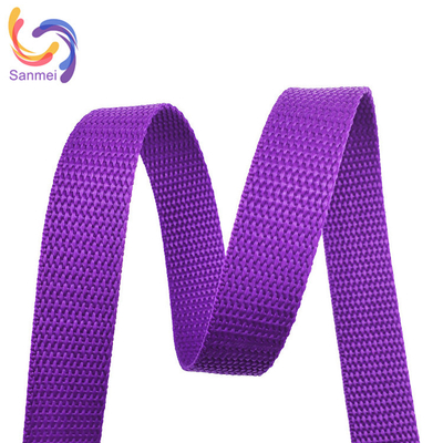 Durable 50-Meter PP Braided Webbing Tape Multifunctional and Stylish with Strong Reflective Colors for Pet Dog Leashes