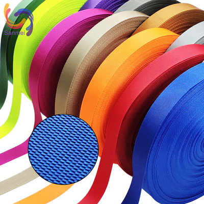 Nylon Weave Crowded Lines Grain Webbing 20mm-50mm Width for Garment 25mm 30mm 40mm 50mm Widths Available