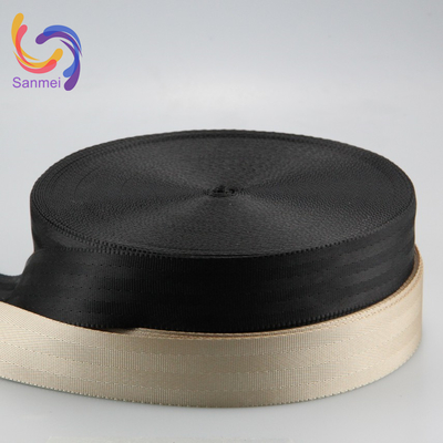 High Tenacity Polyester/Nylon Car Seat Webbing High Quality Material for Bus Airplane Train Helicopter