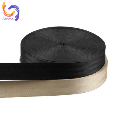 Eco-friendly 1.5 Inch Width Custom Polyester Safety Webbing Belt Multi-Color for Bags Made From Durable Polyester/Nylon