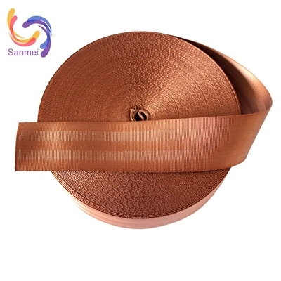 Eco-friendly 1.5 Inch Width Custom Polyester Safety Webbing Belt Multi-Color for Bags Made From Durable Polyester/Nylon