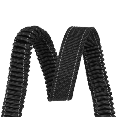 Wholesale 25mm Dog Leashes Webbing Custom Durable Soft High Tenacity Pet Strap Band with Reflective Elastic Made Polyester/Nylon