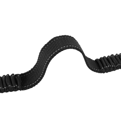 Wholesale 25mm Dog Leashes Webbing Custom Durable Soft High Tenacity Pet Strap Band with Reflective Elastic Made Polyester/Nylon