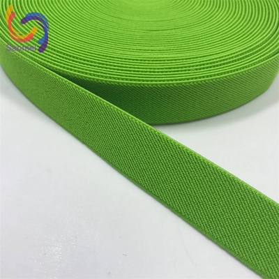 High Quality Reusable Polyester/Nylon Twill Elastic Band Colorful Webbing for Clothing