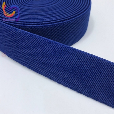 High Quality Reusable Polyester/Nylon Twill Elastic Band Colorful Webbing for Clothing