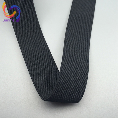 High Quality Reusable Polyester/Nylon Twill Elastic Band Colorful Webbing for Clothing