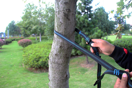 Durable Polyester Hammock Webbing with 15-20 Loops Safety Tree Swing Strap and Adjustable Size
