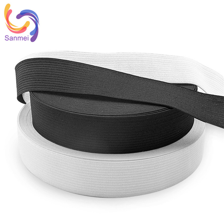 Elastic Knitting Band for Home Textile Underwear Cloth Shoes Bags-Durable Polyester/Nylon Webbing