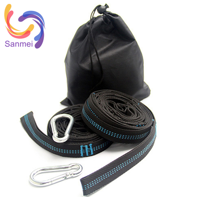 Durable Polyester Hammock Webbing with 15-20 Loops Safety Tree Swing Strap and Adjustable Size